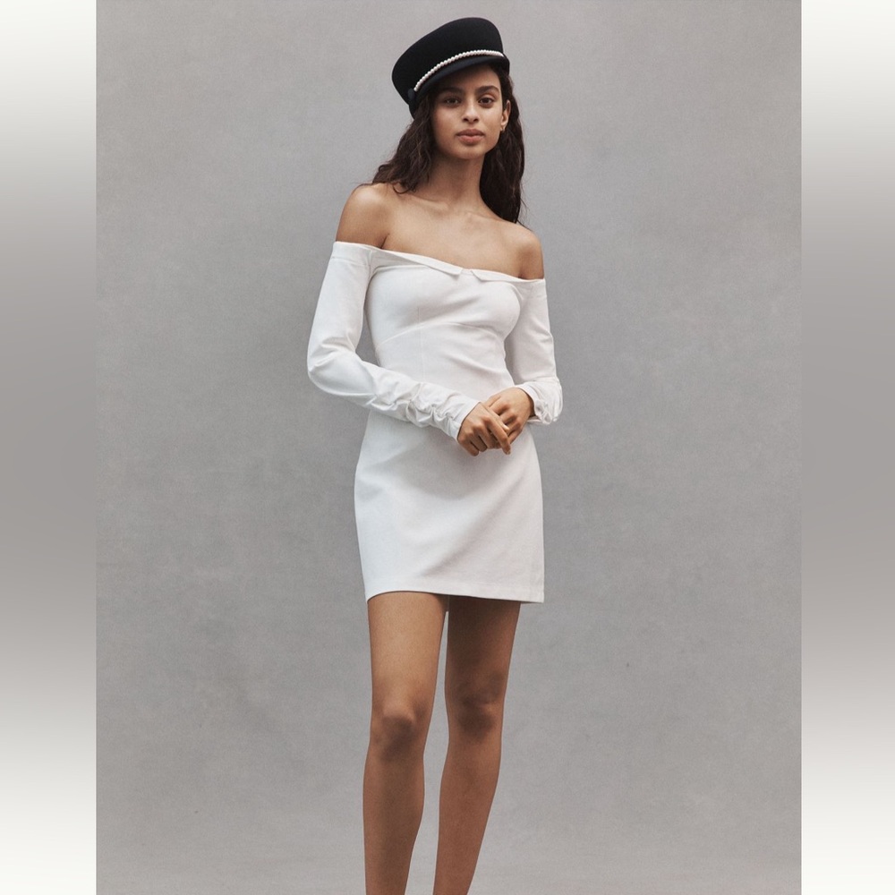 BHLDN Gianna off the shoulder twofer, bridal, engagement, rehearsal din, shower